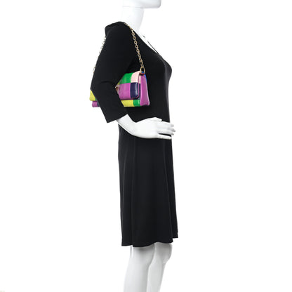 Louis Vuitton Lambskin Pochette Twist Shoulder Bag Multicolor 2 of 11
