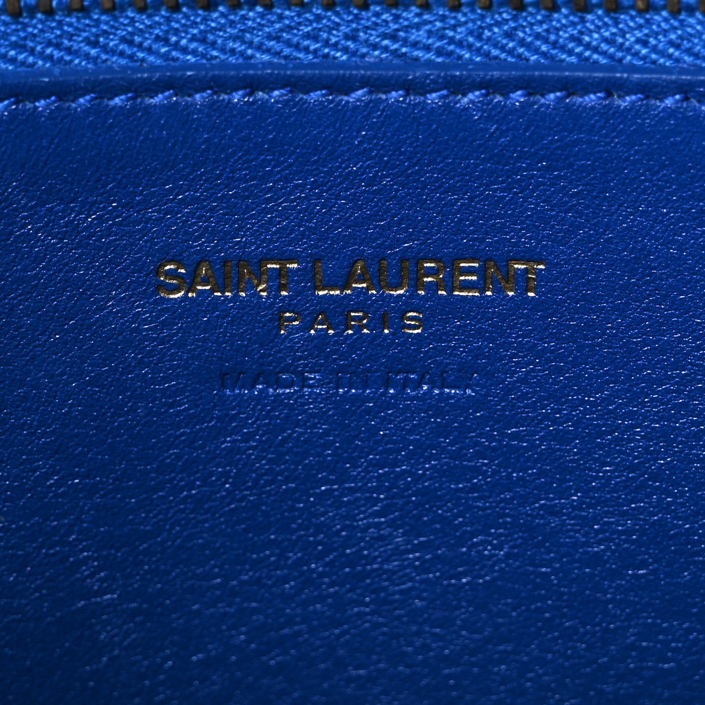 Calfskin Small Monogram Cabas Blue Majorelle