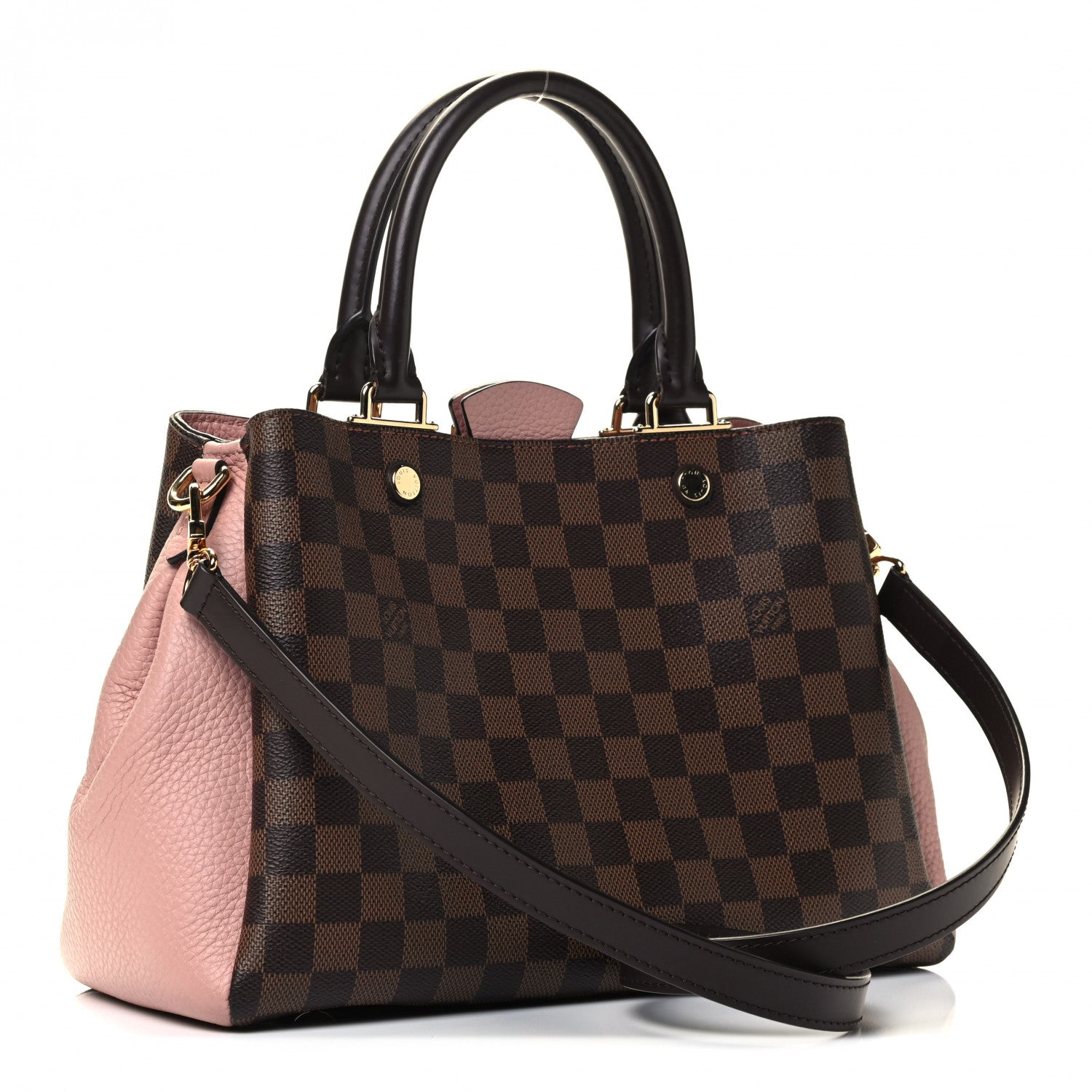 Louis Vuitton Damier Ebene Cuir Taurillon Brittany Magnolia 2 of 4