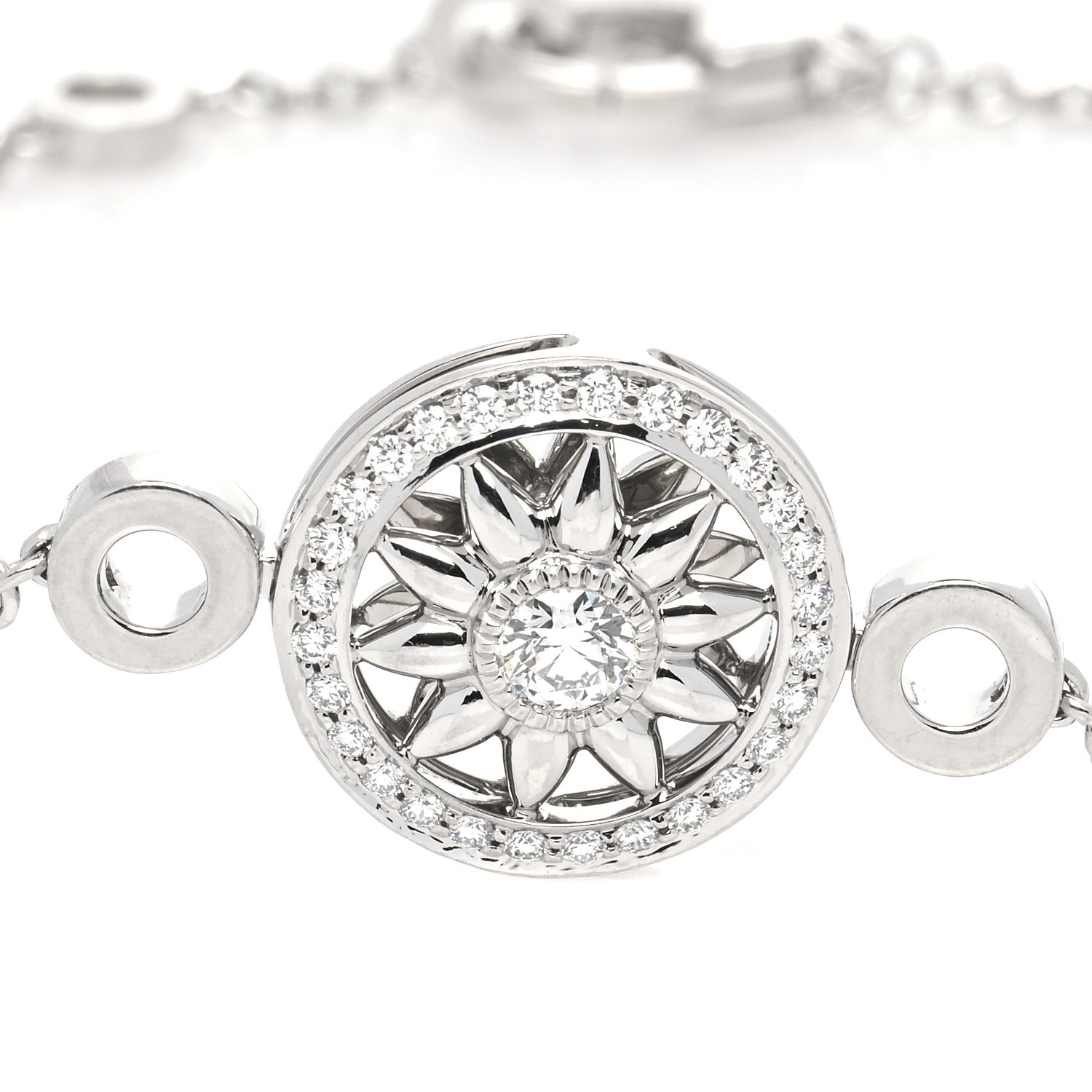 Harry Winston Platinum Diamond Gates Bracelet 4 of 6
