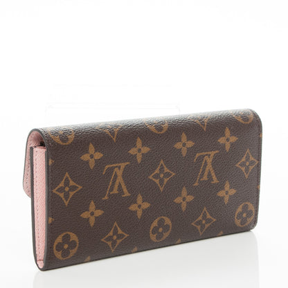 Louis Vuitton Monogram Emilie Wallet Rose Ballerine 3 of 7