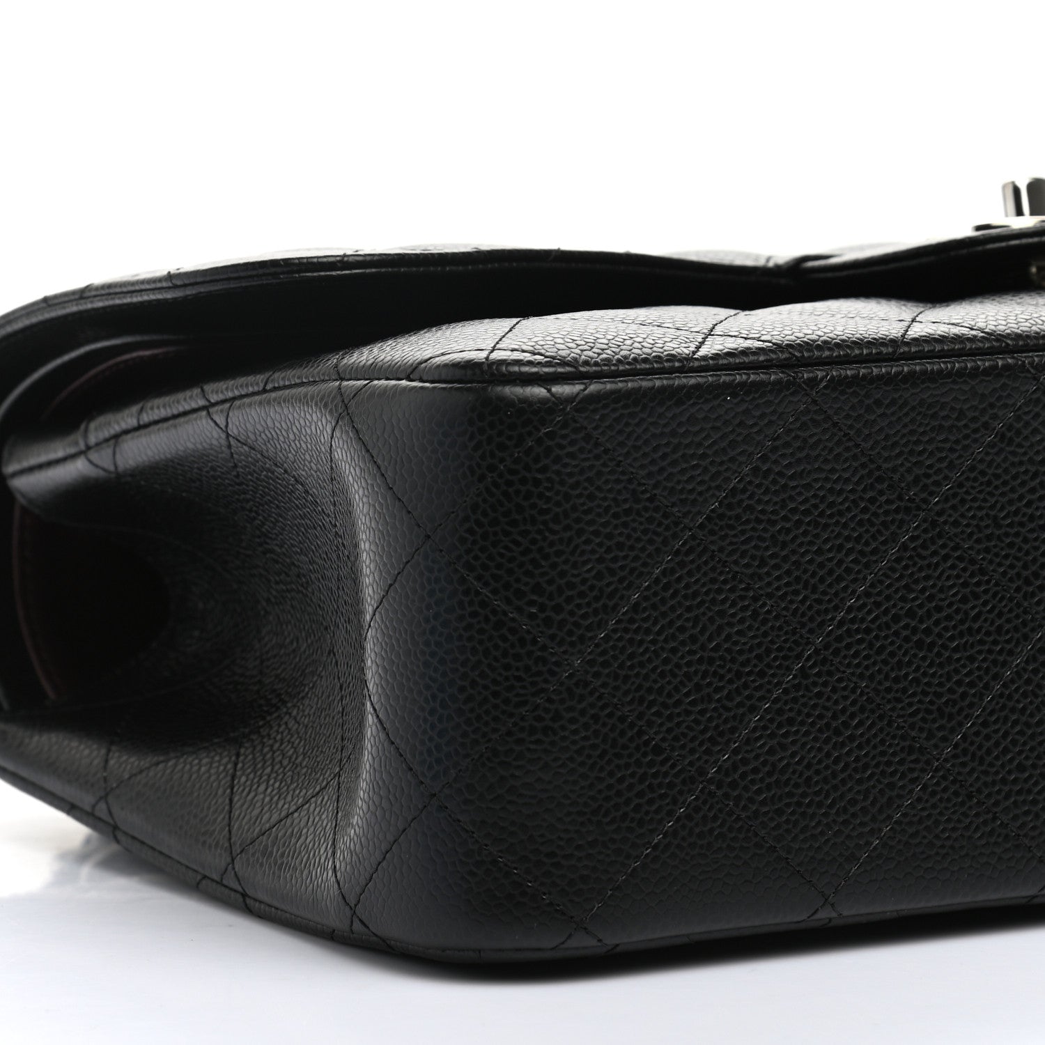 Chanel Caviar Quilted Jumbo Double Flap Black 9 of 11