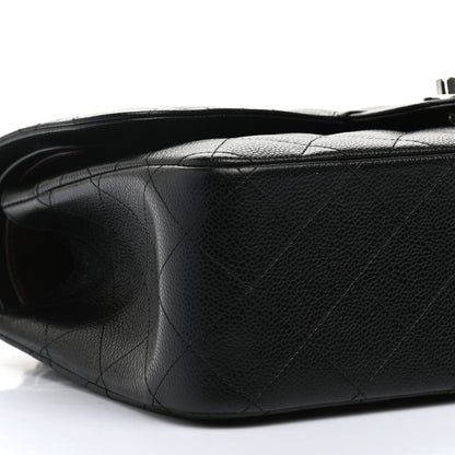 Chanel Caviar Quilted Jumbo Double Flap Black 9 of 11