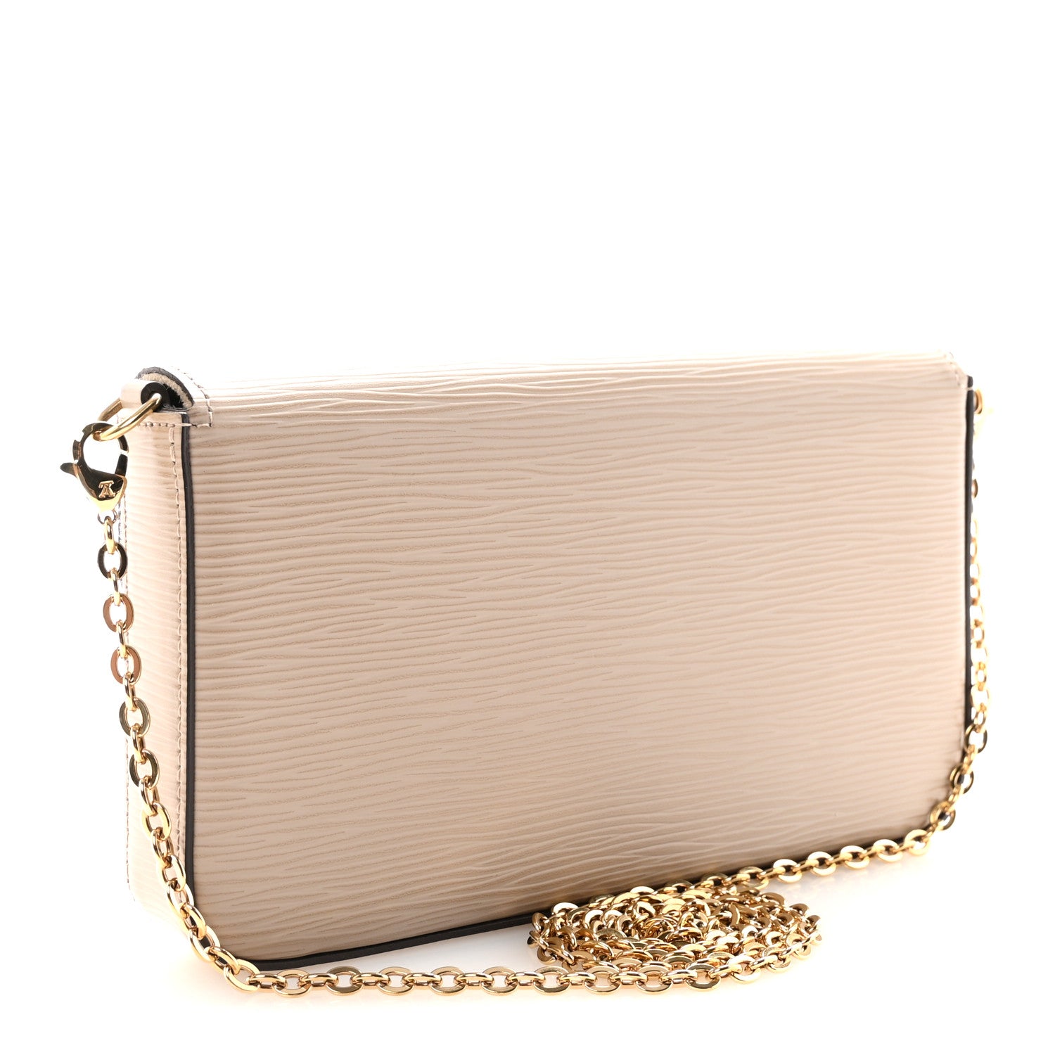 Louis Vuitton Epi Felicie Pochette Chain Wallet Galet 4 of 11