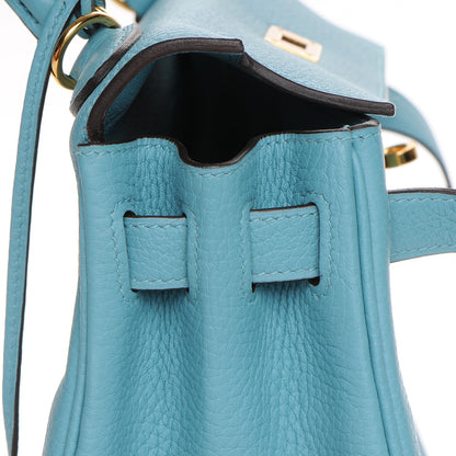 Hermes Taurillon Clemence Kelly Retourne 28 Bleu Saint Cyr 24 of 30