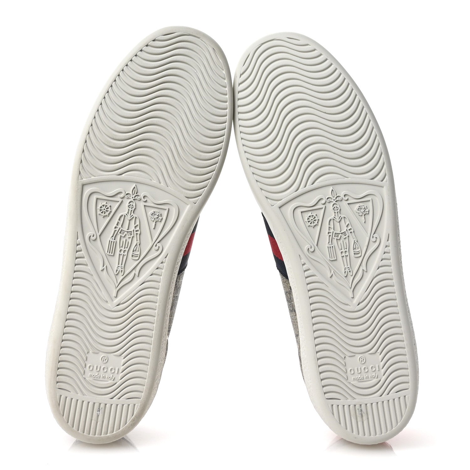 Gucci GG Supreme Monogram Womens Ace Low-Top Sneaker 41 Beige 6 of 9