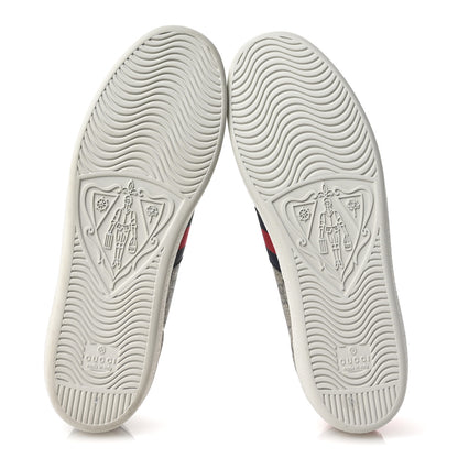 Gucci GG Supreme Monogram Womens Ace Low-Top Sneaker 41 Beige 6 of 9