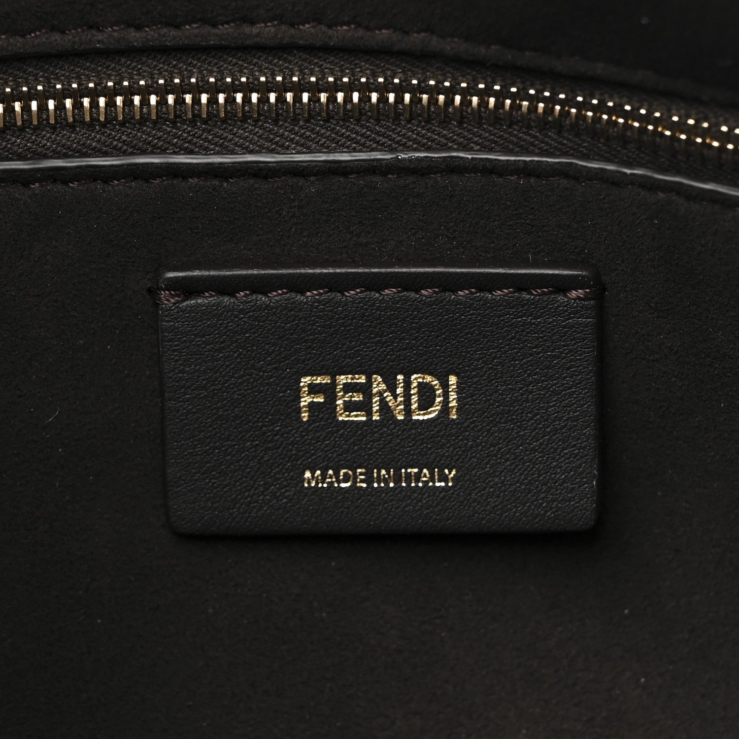 Fendi Fabric Jacquard Vitello Grace FF 1974 Medium Simply Fendi Shoulder Bag Tobacco Moro Ebano 6 of 10