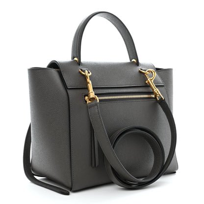 Celine Grained Calfskin Micro Belt Bag Grey 3 of 10