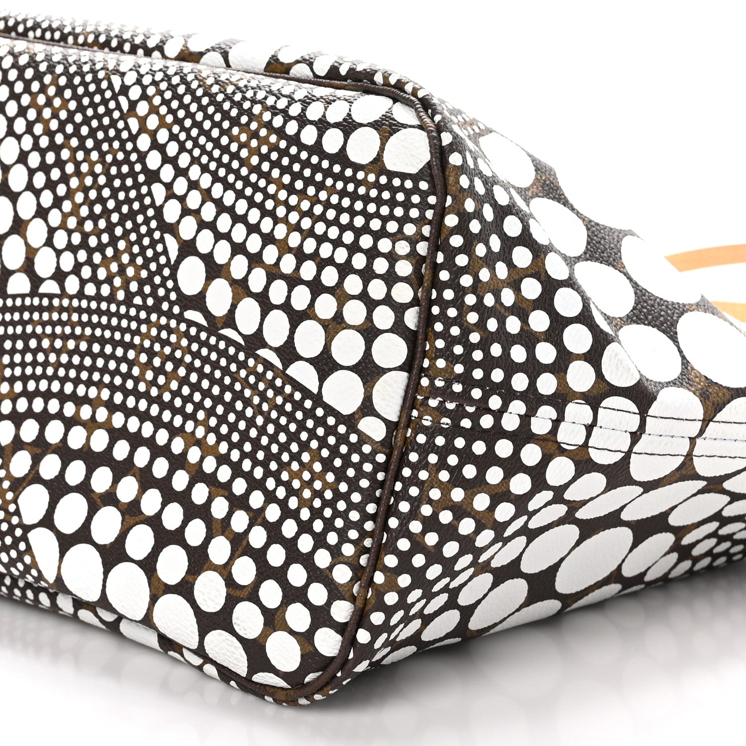 Louis Vuitton Monogram Kusama Waves Neverfull MM White 10 of 10