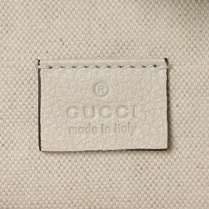 Gucci Grained Calfskin Logo Belt Bag White 6 of 8