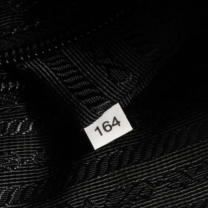 Prada Nylon Flat Messenger Bag Black 7 of 11