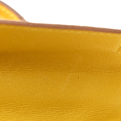 Hermes Matte Alligator Mini Kelly Sellier 20 Mimosa 11 of 16