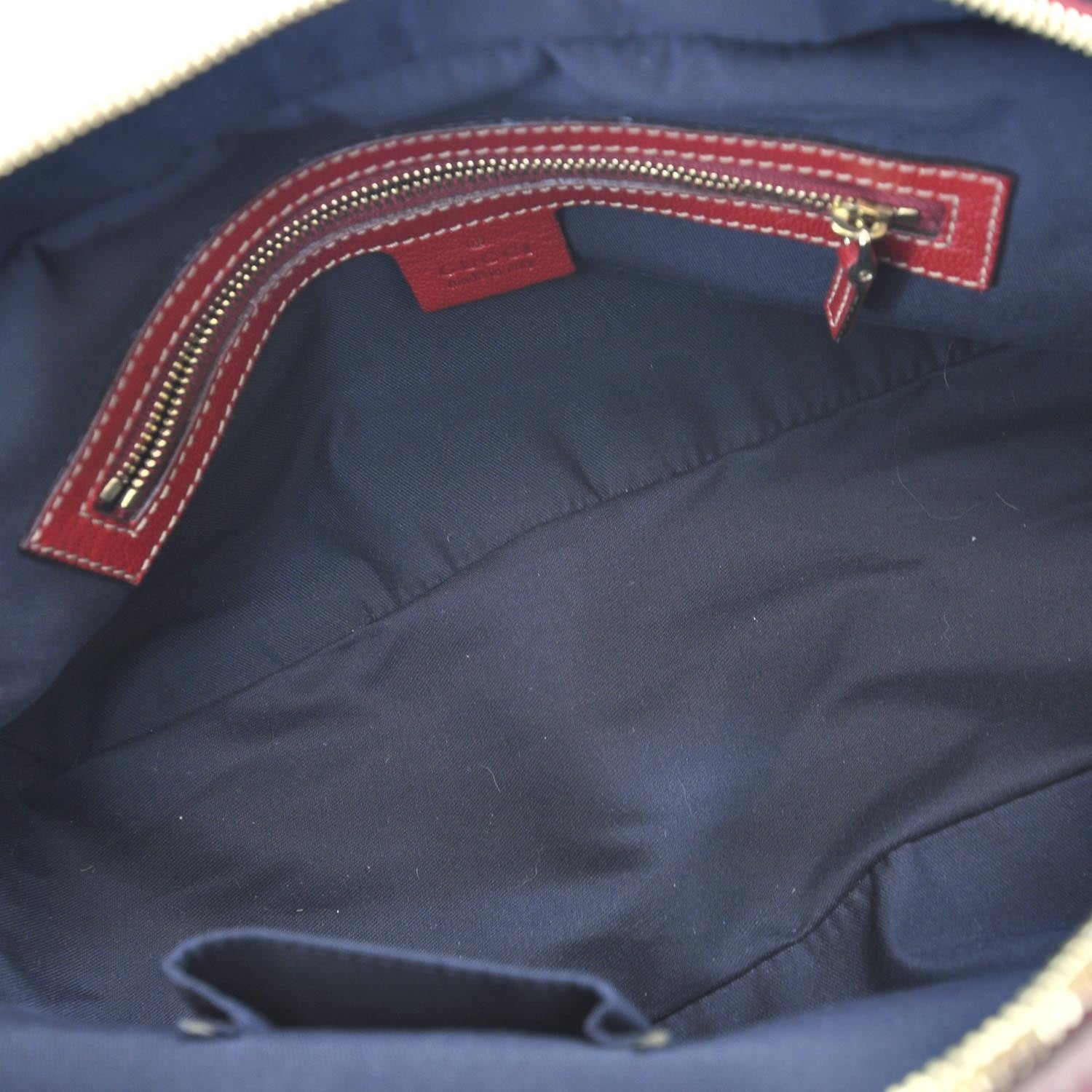 Gucci Leather Capri Small Bowler Red 8 of 11