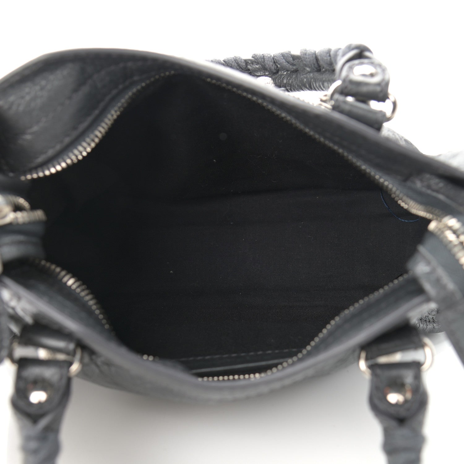 Balenciaga Agneau Giant 12 Silver Hardware Mini City Gris Fossile Anthracite 5 of 10