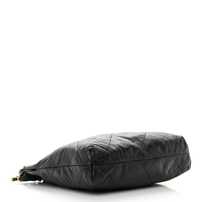 Chanel Shiny Calfskin Quilted Small Chanel 22 Black 4 of 11