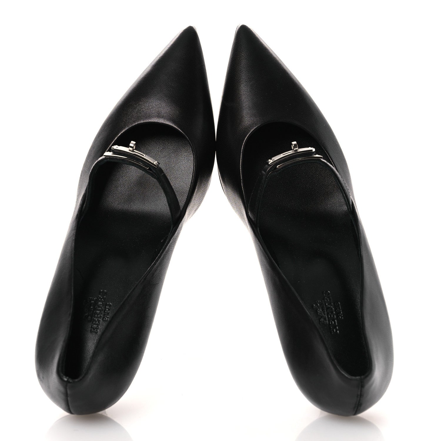 Hermes Nappa Majeste 60 Pumps 38 Black 2 of 13