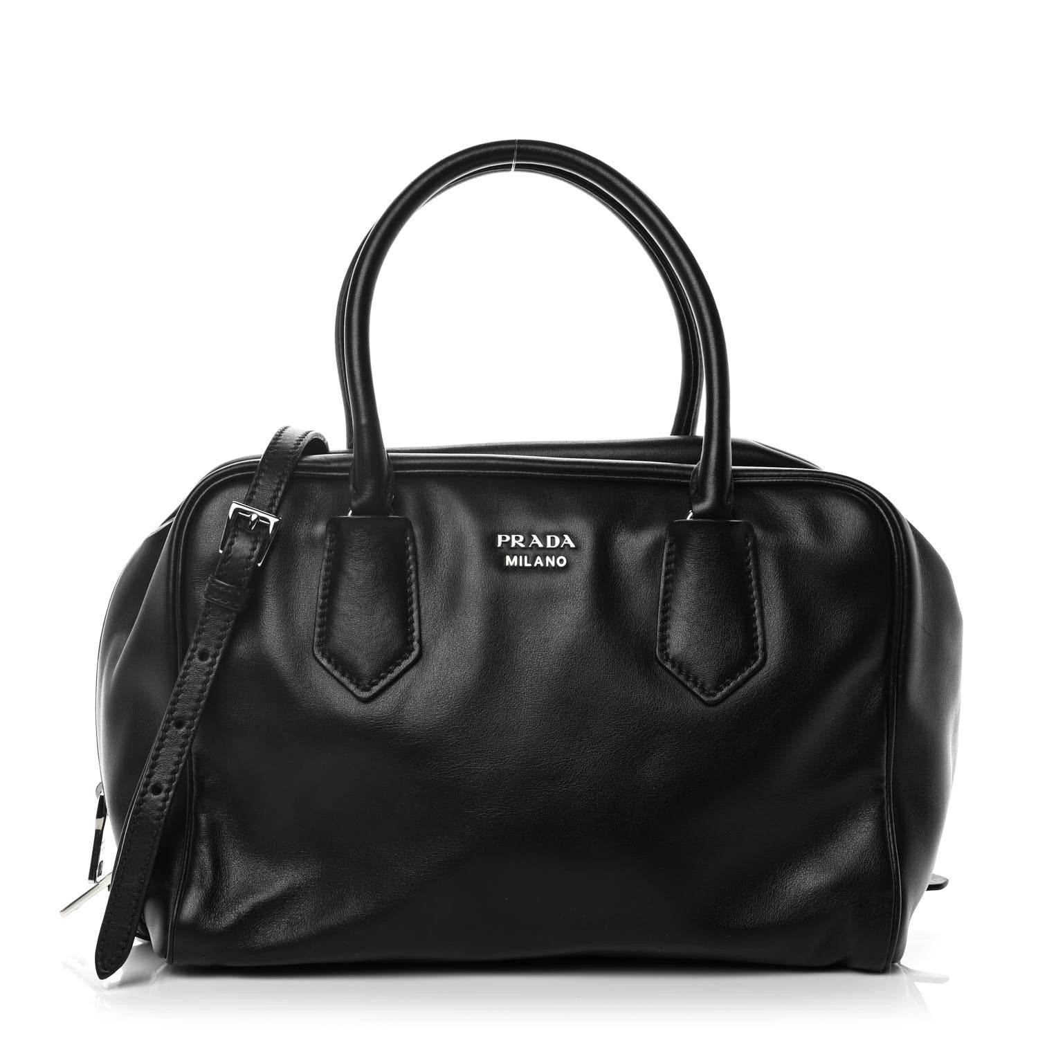 Prada Soft Calf Large Inside Tote Nero Turches 1 of 10