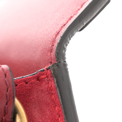 Chloe Calfskin Suede Small Nile Bracelet Bag Intense Red 11 of 11