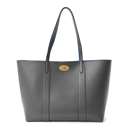 Mulberry Small Classic Grain Bayswater Tote Charcoal 1 of 9