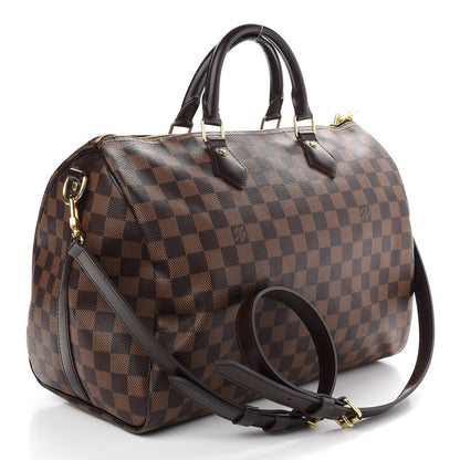 Louis Vuitton Damier Ebene Speedy Bandouliere 35 3 of 9