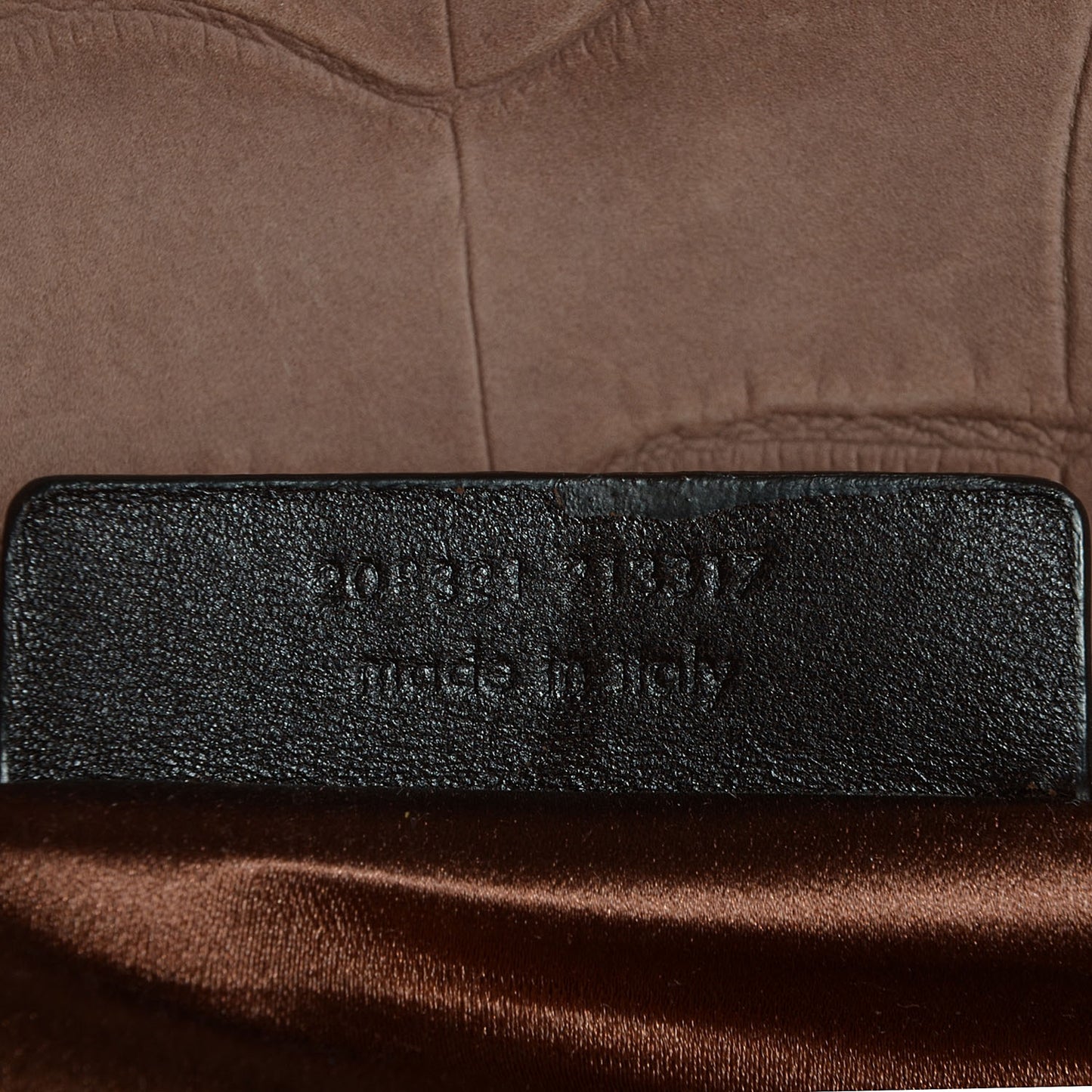 Crocodile Embossed Nubuck 32 Bag English Rose