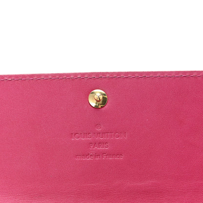 Louis Vuitton Vernis Ikat Sarah Wallet Rose Velours 6 of 10