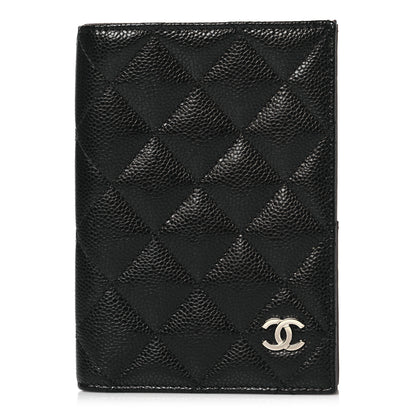 Chanel Caviar Quilted Passport Holder Black 1 of 9