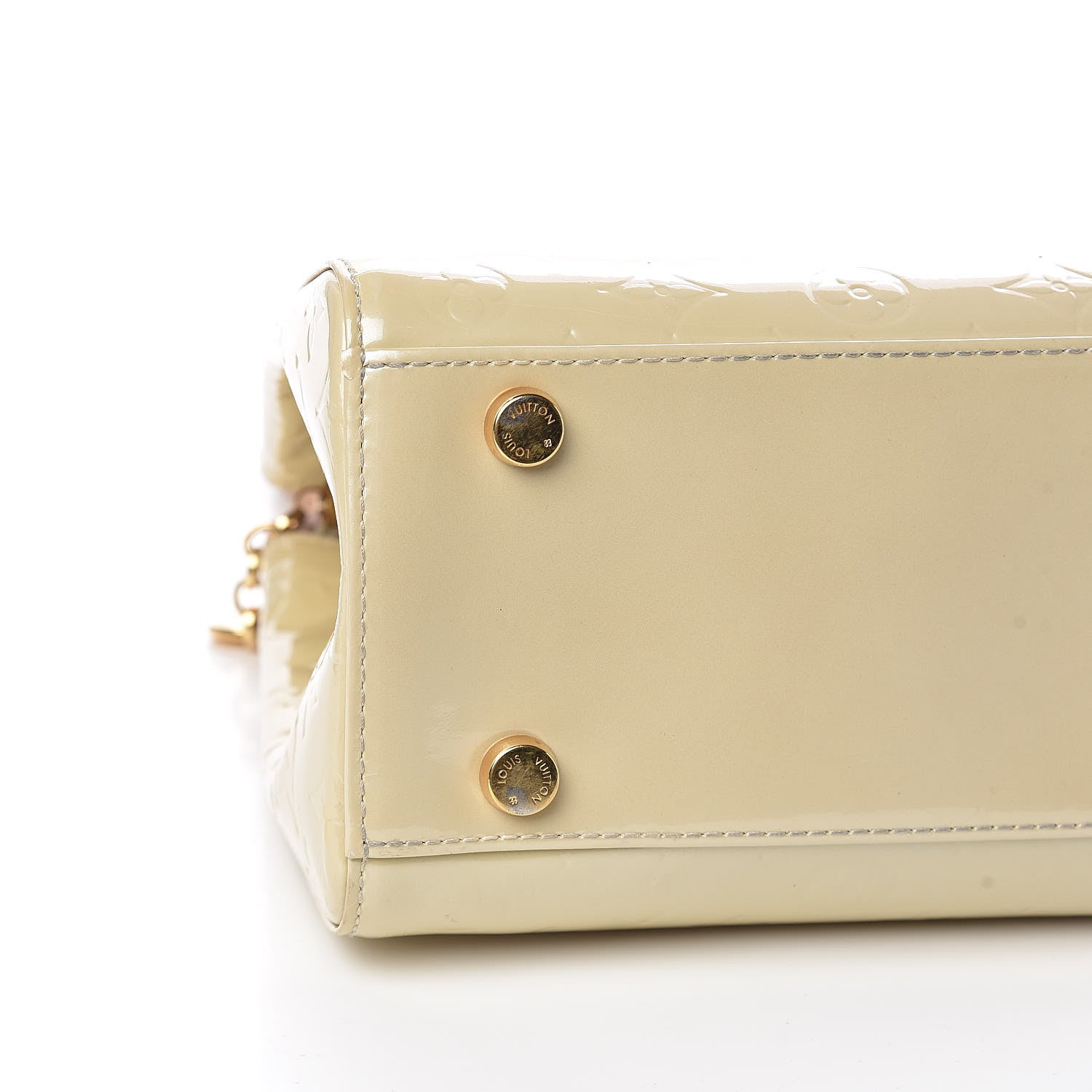 Louis Vuitton Vernis Brea GM Blanc Corail 8 of 12