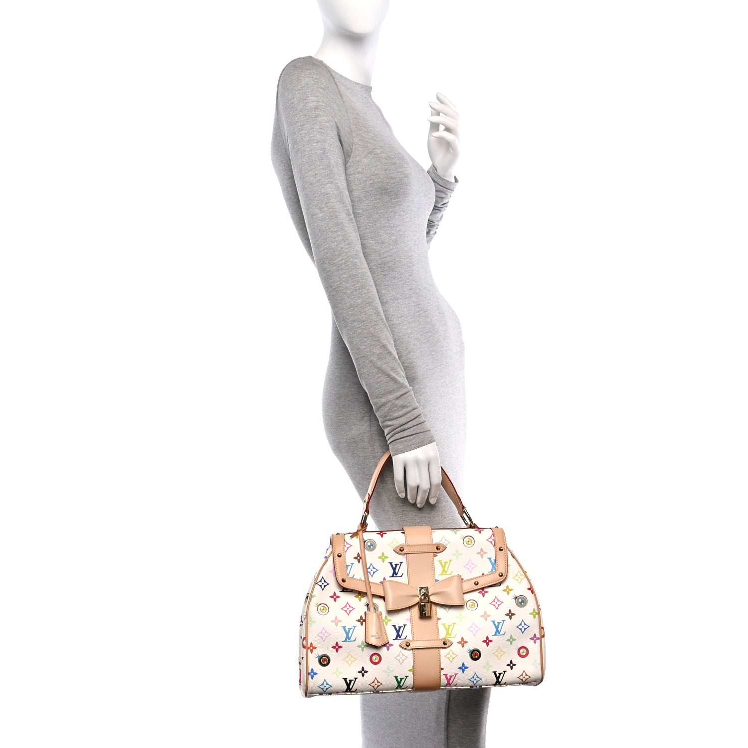 Louis Vuitton Monogram Multicolor Murakami Eye Love You White 2 of 9