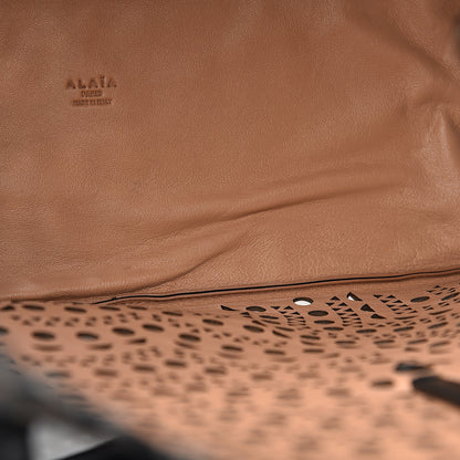 Alaia Lux Calfskin Vienne Wave 32 Bag Black 10 of 13