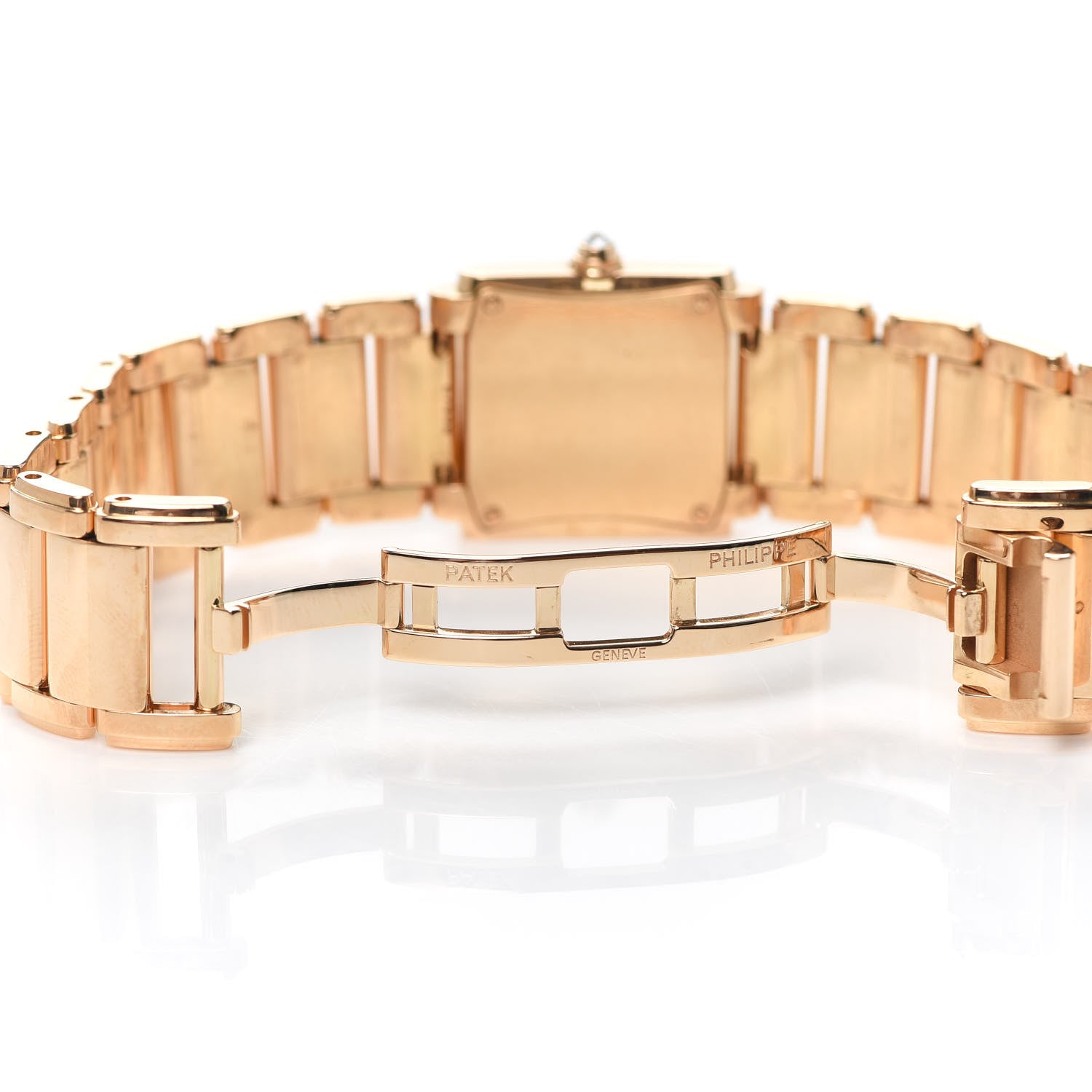 Patek Philippe 18K Rose Gold Diamond 25mm Twenty-4 Quartz Watch Chocolate 4908/11R-010 4 of 4