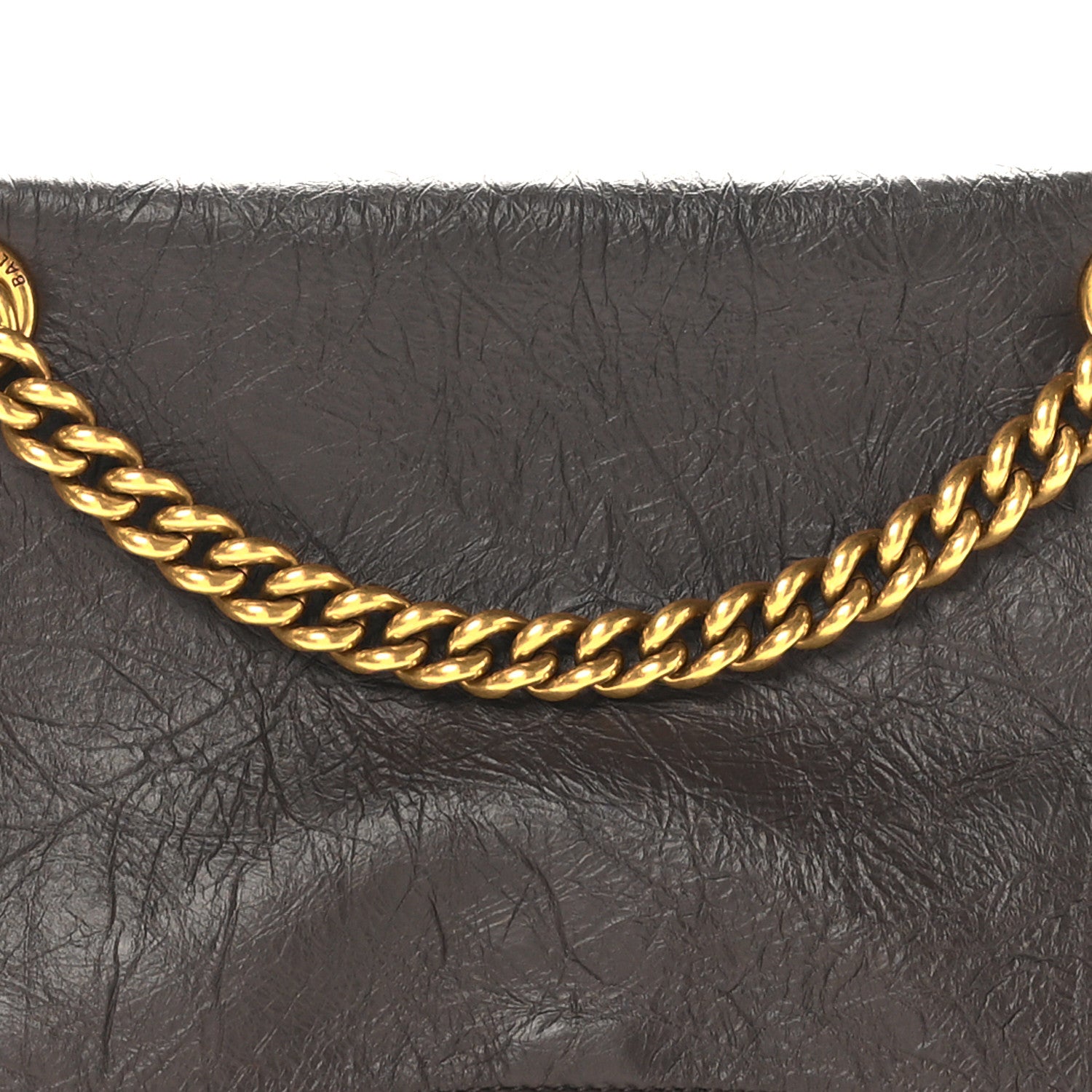 Balenciaga Crushed Calfskin Medium Crush Chain Bag Expresso 8 of 10