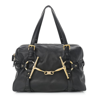 Gucci Calfskin 85th Anniversary Large Boston Black 1 of 16