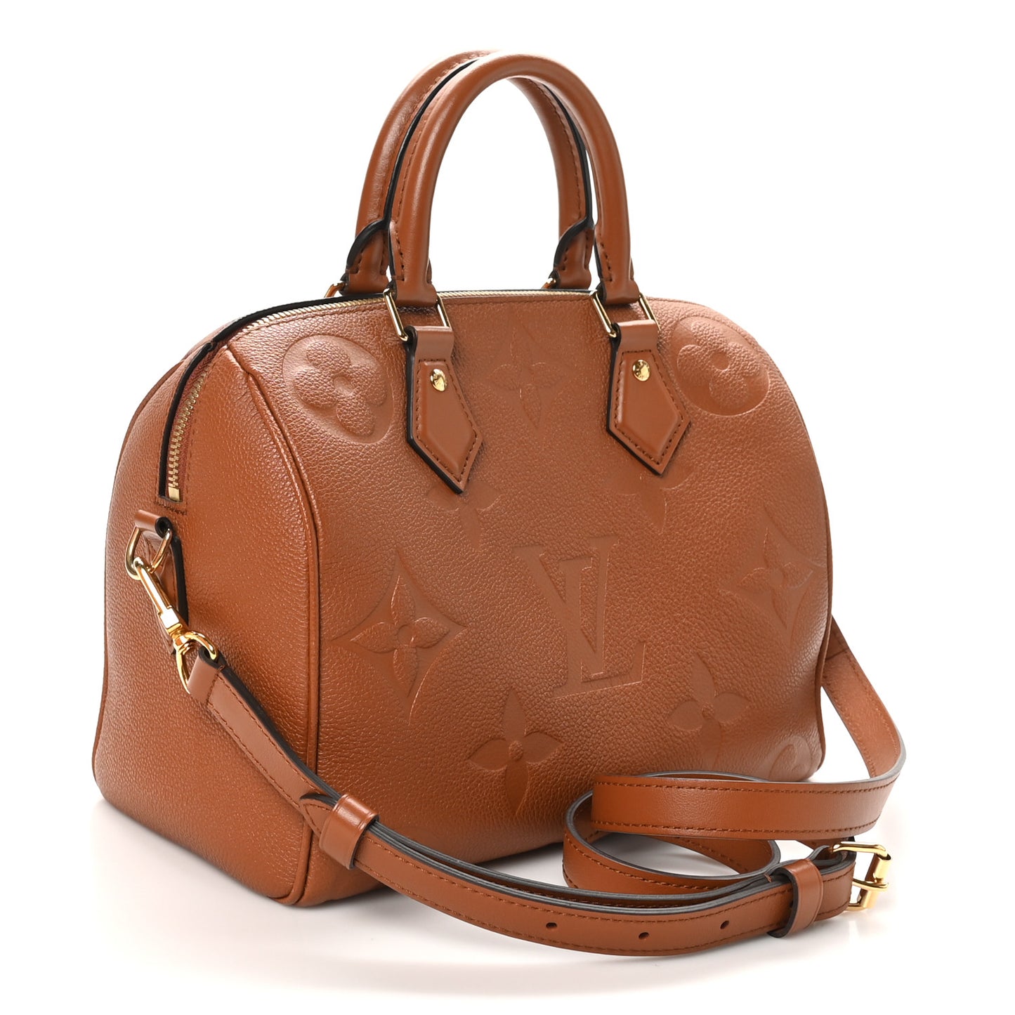 Empreinte Monogram Giant Speedy Bandouliere 25 Cognac