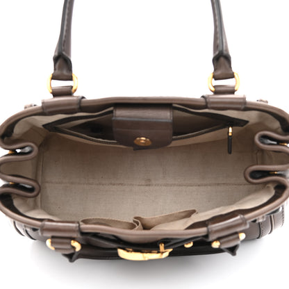 Gucci Calfskin Medium GG Running Tote Brown 5 of 10