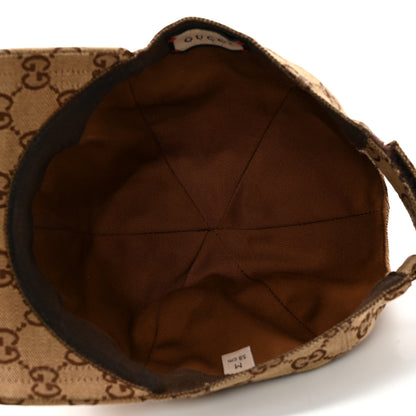 Gucci Monogram Textured Dollar Calfskin Zeno Baseball Hat M Beige 9 of 9
