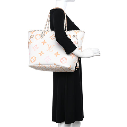 Louis Vuitton Monogram Giant By The Pool 2.0 Neverfull MM Beige 2 of 10