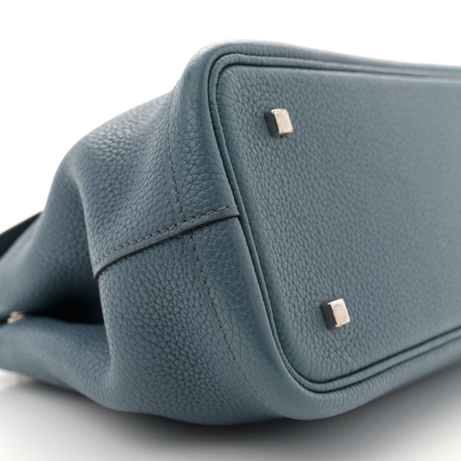 Moynat Taurillon Blush Gabrielle PM Blue 9 of 12