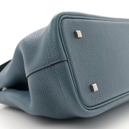 Moynat Taurillon Blush Gabrielle PM Blue 9 of 12