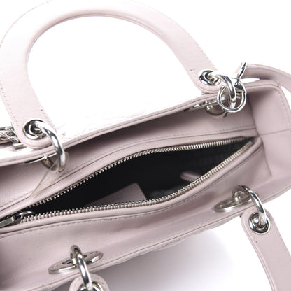 Christian Dior Lambskin Cannage Medium Lady Dior Light Pink 5 of 11