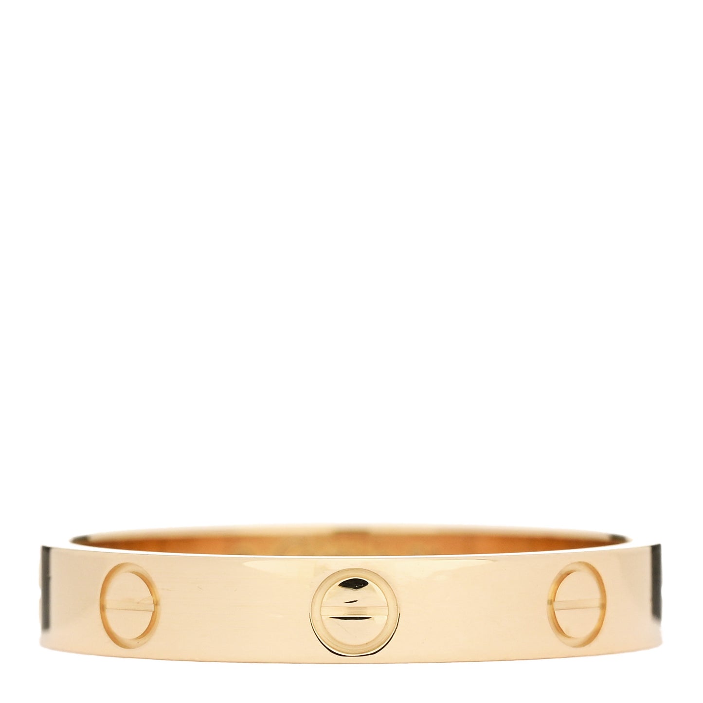 18K Yellow Gold 3.5mm LOVE Wedding Band Ring 61 9.5
