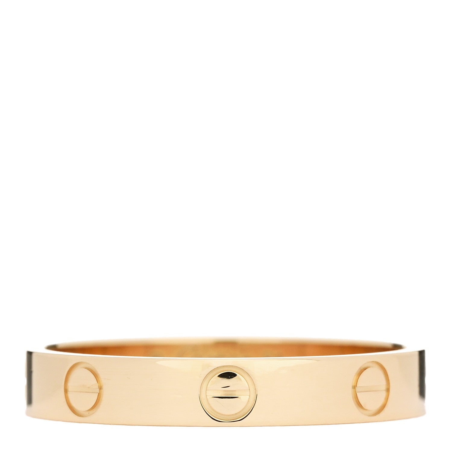 Cartier 18K Yellow Gold 3.5mm LOVE Wedding Band Ring 61 9.5 1 of 5