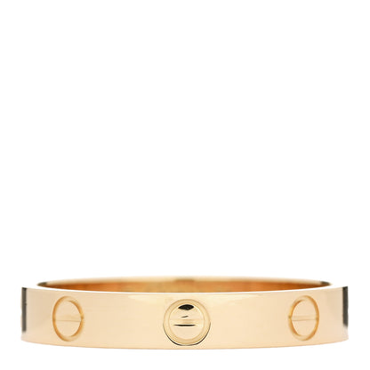 Cartier 18K Yellow Gold 3.5mm LOVE Wedding Band Ring 61 9.5 1 of 5