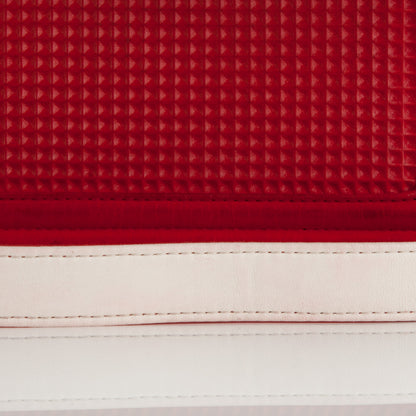 Chanel Lambskin Embossed Small Cube Boy Flap Red 10 of 10