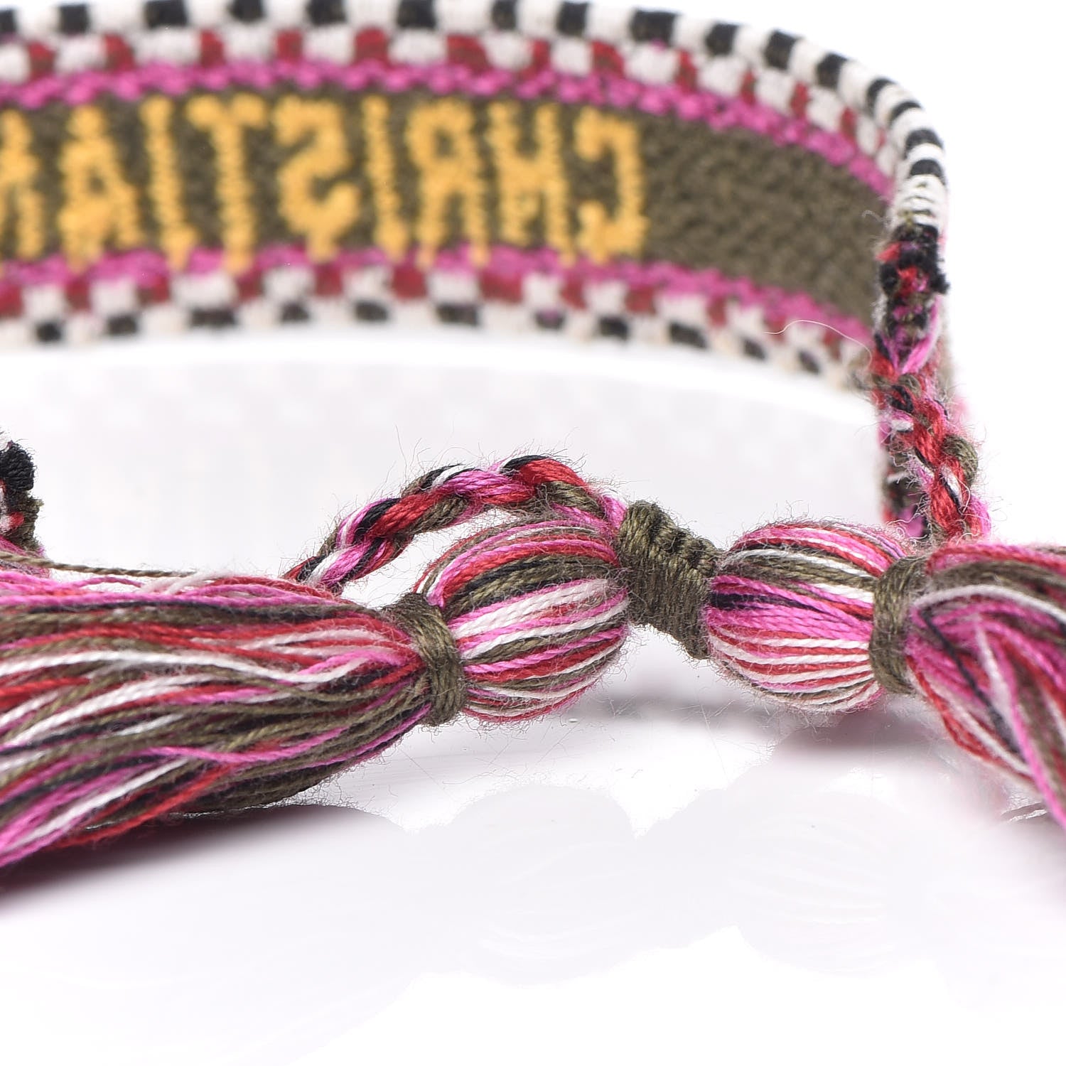 Christian Dior Woven Cotton J'Adior Friendship Bracelet Set 5 of 5