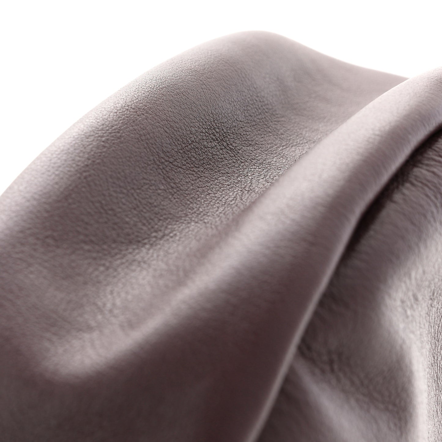 Soft Calfskin Moon Sling Bag Plum