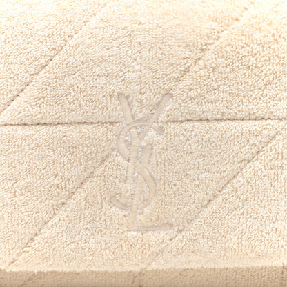 Saint Laurent Terry Patchwork Monogram Medium Jamie Tropical Sand 7 of 9