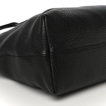 Burberry London Grainy Calfskin Medium Baynard Tote Black 10 of 14