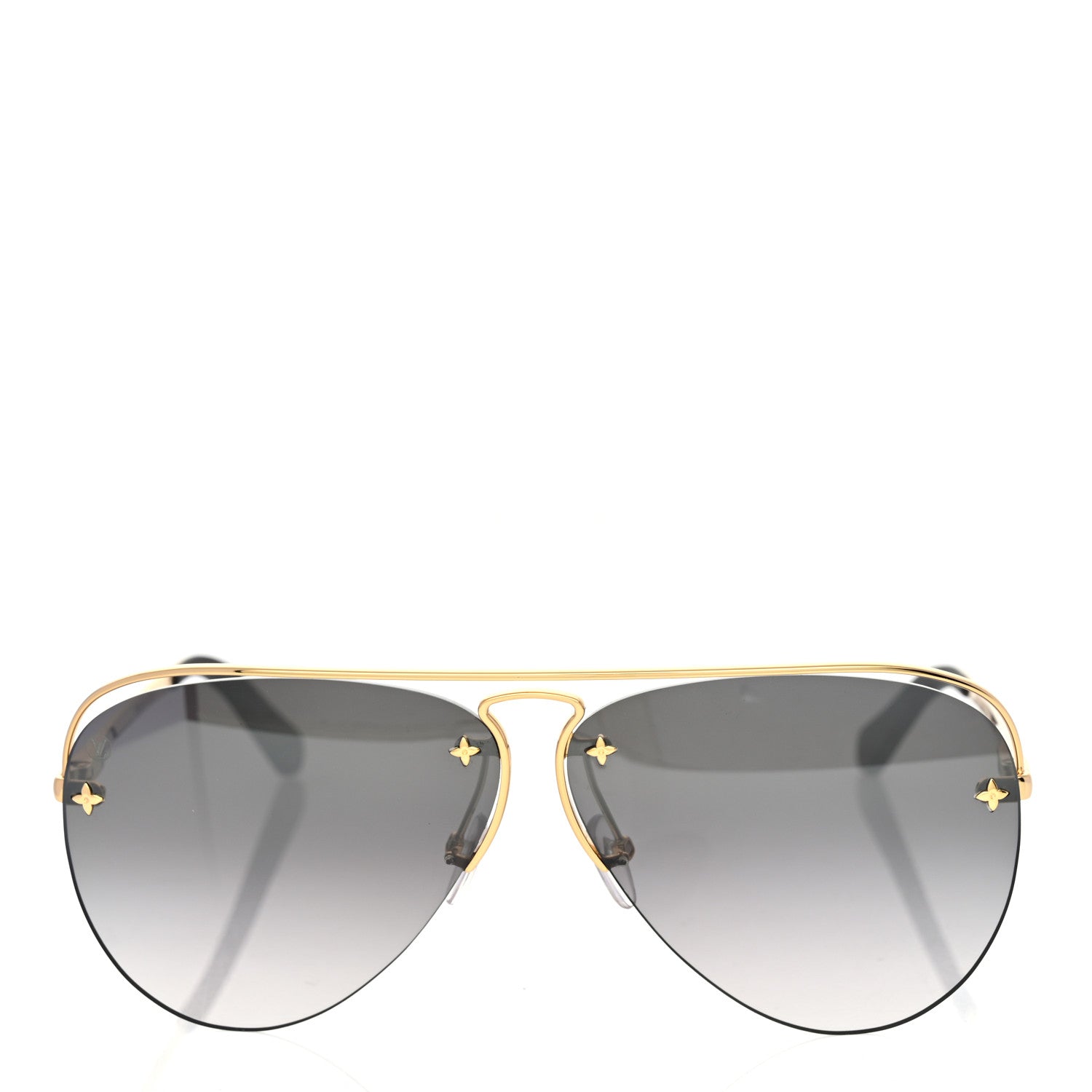 Louis Vuitton Grease Mask Sunglasses Z1045W Gold 2 of 8